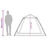 vidaXL Tente de camping à dôme 5 personnes libération rapide