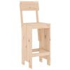 vidaXL Ensemble de bar de jardin 3 pcs bois de pin massif