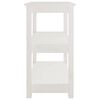 vidaXL Table console Blanc 80x40x74 cm Bois massif de pin