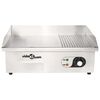 vidaXL Plancha électrique Acier inoxydable 3000 W 54 x 41 x 24 cm