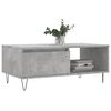 vidaXL Table basse Gris béton 90x50x36,5 cm Bois d'ingénierie