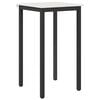 vidaXL Table de bar Blanc 60 x 60 x 105 cm Bois de pin massif