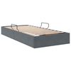 vidaXL Lit de Rangement avec matelas Gris fonc&eacute; 90 x 190 cm Velours