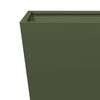 vidaXL Jardinières 2 pcs vert olive 40x40x40 cm acier