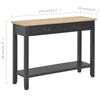 vidaXL Table console Noir 110x35x80 cm Bois
