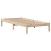 vidaXL Lit biblioth&egrave;que sans matelas 75x190 cm bois de pin massif