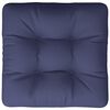 vidaXL Coussin de palette bleu marine 58x58x10 cm tissu oxford