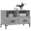 vidaXL Meuble TV Sonoma gris 80x36x50 cm Bois d'ing&eacute;nierie