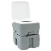 vidaXL Kit de Toilettes de Camping 2 pcs Gris 50,5 x 33 x 103 cm
