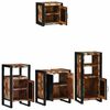 vidaXL Ensemble de mobilier de salle de bain 4 pcs Bois Recyclé Solide
