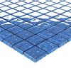 vidaXL Carrelage en mosa&iuml;que 11 pcs Bleu 50 x 50 cm Verre
