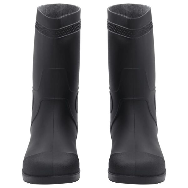 vidaXL Bottes de pluie noir taille 43 PVC