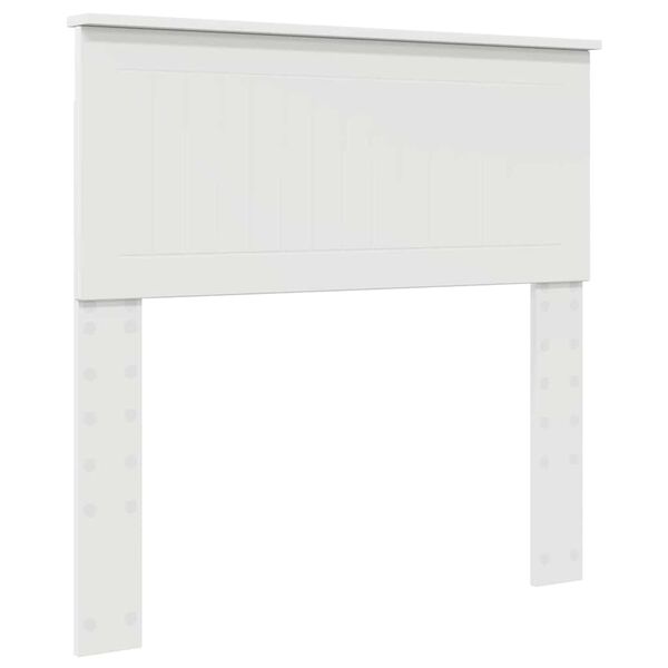 vidaXL Tête de lit avec tête de lit Blanc 90 cm Bois d'ingénierie