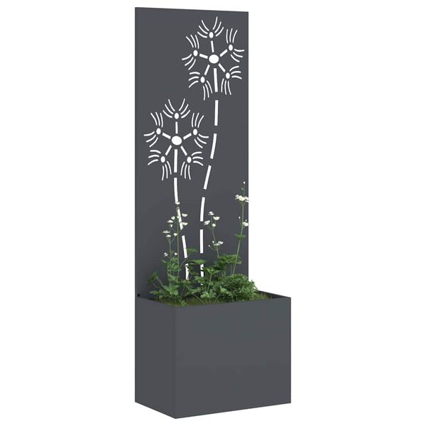vidaXL &Eacute;cran de confidentialit&eacute; de jardin Anthracite 50 x 140 cm