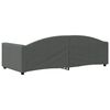 vidaXL Lit de repos sans matelas gris foncé 90x200 cm tissu