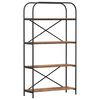 vidaXL &Eacute;tag&egrave;re 4 niveaux 80 x 30 x 146 cm Bois d'ing&eacute;nierie