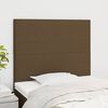 vidaXL T&ecirc;te de lit Marron fonc&eacute; 90x5x118/128 cm Tissu