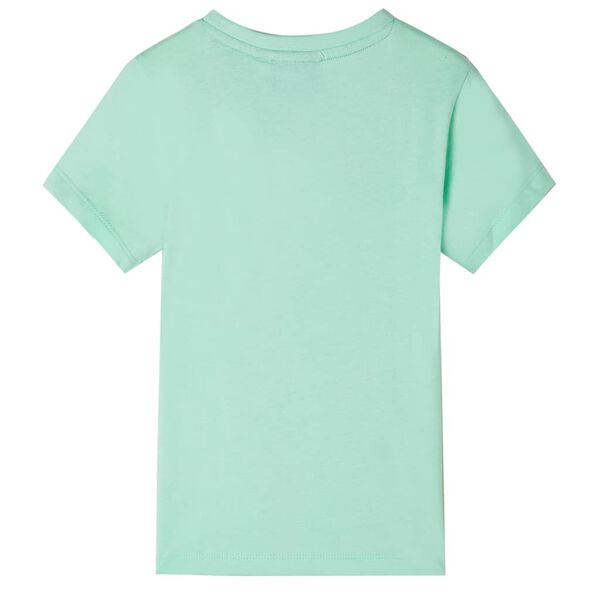 T-shirt enfants &agrave; manches courtes vert clair 116