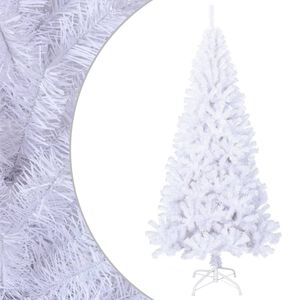 vidaXL Arbre de No&euml;l artificiel avec branches &eacute;paisses blanc 240cm PVC
