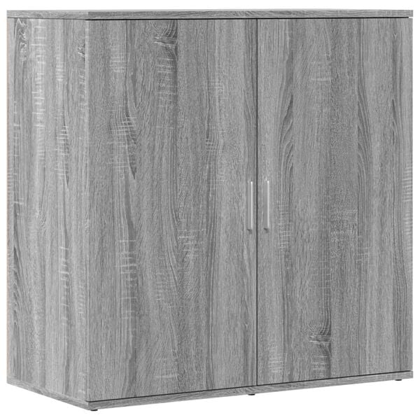 vidaXL Buffets 2 pcs sonoma gris 79x38x80 cm bois d'ingénierie