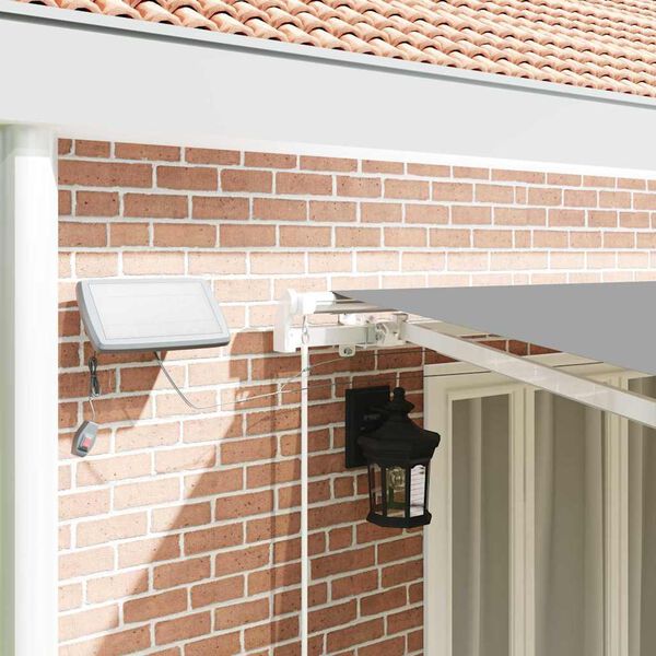 vidaXL Cadre d'auvent Blanc 600 × 300 cm Aluminium