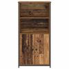 vidaXL Haut Armoire Bois Ancien 62 x 36 x 121,5 cm Bois d'ing&eacute;nierie