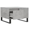 vidaXL Table basse gris béton 55x55x36,5 cm bois d'ingénierie