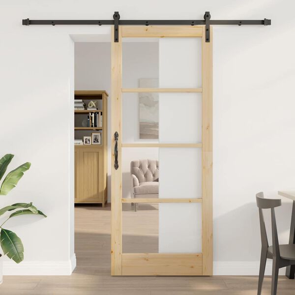 vidaXL Porte coulissante ORKDAL Naturel 86 x 211 cm