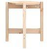 vidaXL Table basse &Oslash; 42,5x45 cm Bois massif de pin