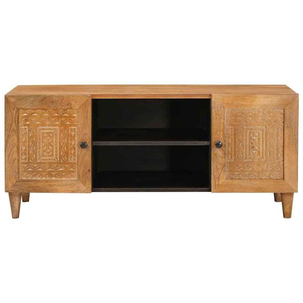 vidaXL Unites TV Marron Clair 105 x 33 x 46 cm Bois d'ingénierie