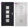 vidaXL Porte d'entr&eacute;e anthracite 98x208 cm PVC