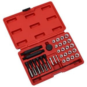 vidaXL Kit de r&eacute;paration filetage bougie pr&eacute;chauffage 33pcs M8 M10 M12