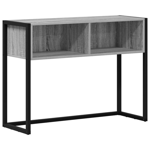 vidaXL Table d'appoint Gris Sonoma 100 x 36 x 75 cm Bois d'ing&eacute;nierie