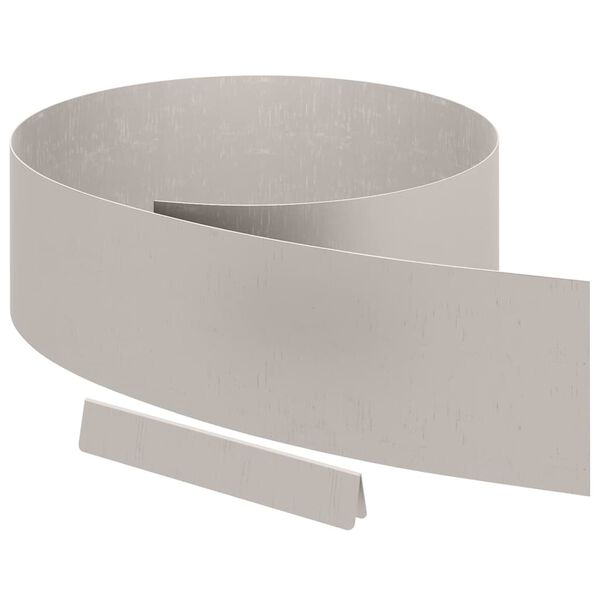 vidaXL Bordure de Pelouse Rouill&eacute; 450 x 0,05 x 15 cm