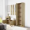vidaXL Garde-robe de couloir Ch&ecirc;ne sonoma 55x25x189 cm Bois ing&eacute;nierie