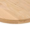 vidaXL Dessus de table 140x60x4 cm bois de ch&ecirc;ne massif ovale