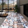 vidaXL Planches de sol 55 pcs Multicolore 5,11 m&sup2; PVC