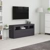 vidaXL Meuble TV Gris 120x30x50 cm Bois d'ing&eacute;nierie