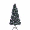 vidaXL Arbre de Noël artificiel pré-éclairé avec ensemble de boules