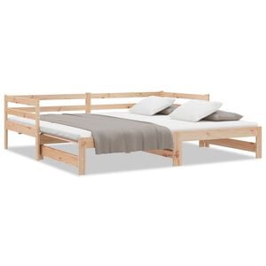 vidaXL Lit coulissant sans matelas 80x200 cm
