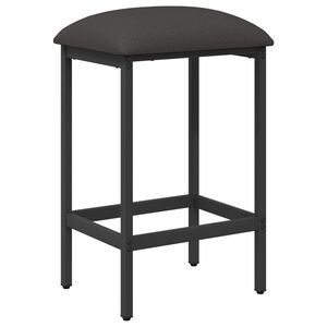 vidaXL Tabouret de bar Gris fonc&eacute; 40 x 32 x 74 cm Bois d'ing&eacute;nierie