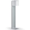 Steinel Borne d'&eacute;clairage &agrave; capteur GL 80 LED IHF CUBO Argent&eacute; 055486