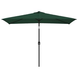 vidaXL Parasol 200 x 300 cm Vert Rectangulaire