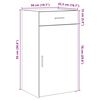 vidaXL Buffet avec tiroir Ch&ecirc;ne artisanal 50 x 42,5 x 93 cm