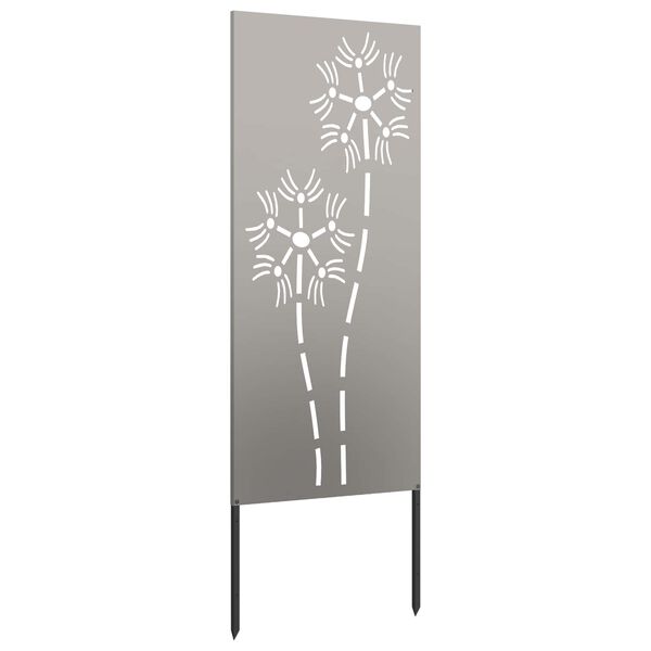 vidaXL &Eacute;cran de confidentialit&eacute; de jardin Fretwork Rouill&eacute; 50 x 140 cm
