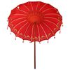 vidaXL Parasol balinais Rouge 215 x 215 x 260 cm