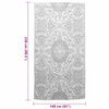 vidaXL Tapis d'ext&eacute;rieur ARAKIL Gris clair 160x230 cm PP