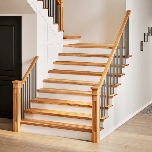 vidaXL Marches d'escalier 20 pcs marron clair 110x30x2 cm ch&ecirc;ne massif