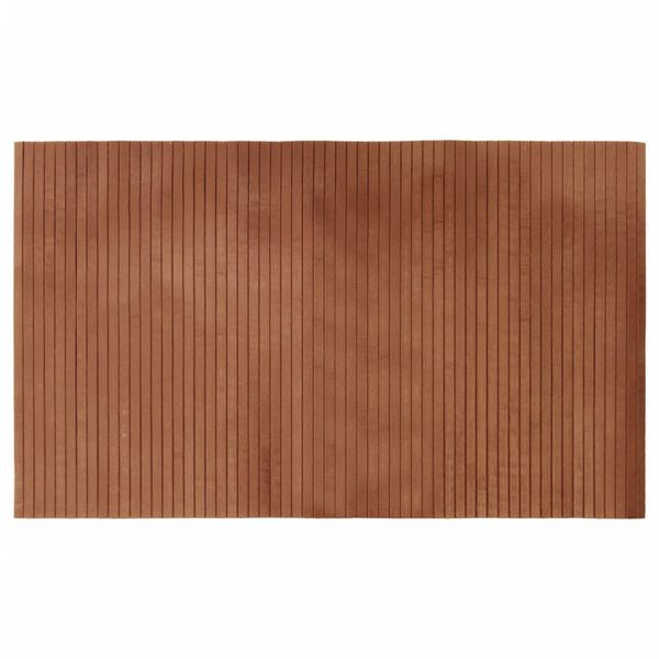 vidaXL Tapis rectangulaire marron 60x100 cm bambou