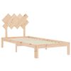 vidaXL Cadre de lit sans matelas 90x200 cm bois de pin massif